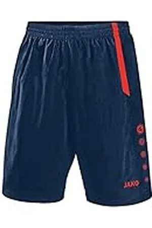 Jako – Pantalón de Deporte Turin, Hombre, Color Navy/Flame, tamaño 140