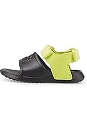 PUMA Divecat v2 Injex Inf, Sandalias deslizantes Unisex bebé, Multicolor Black-Lemon Sherbert, 25 EU