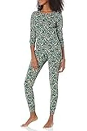 Amazon Conjunto de Pijama de Algodón Abrigado (Disponible en Tallas Grandes) Mujer, , XL