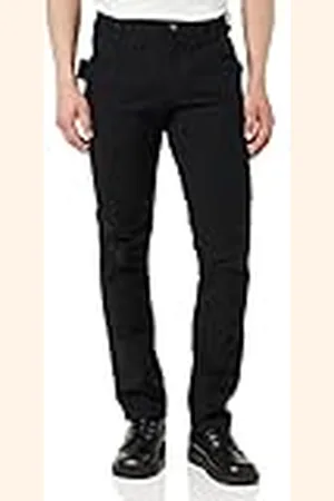 Carhartt Pantalón de Trabajo Utilitario Rugged Flex En Algodón de Lona Con Parte Frontal Doble, Pantalones de Trabajo para Hombre, , 34W / 34L