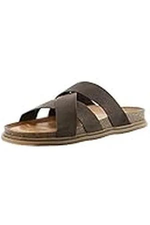 Bearpaw Tomas, Mules Hombre, Marrón (Dark Brown (209) Dark Brown (209), 41 EU