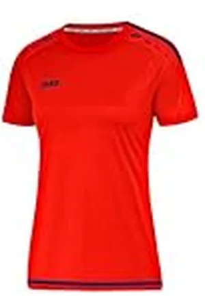 Jako Striker 2.0 Ka Camiseta, Mujer, Naranja/Azul, 38 EU