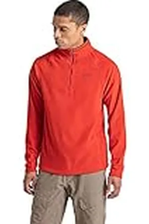 Craghoppers Corey VI - Chaqueta de forro polar con media cremallera para hombre, color , talla 4XL