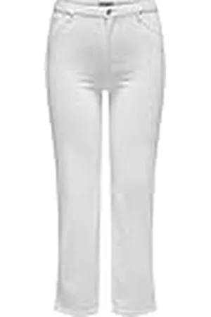 ONLY Carwilly HW Wide Jeans Crobox Vaqueros Anchos, , 44W x 32L Mujeres