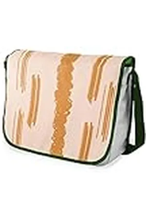 Bonamaison – Bolsas de Mensajero con Pulsera de Color Caqui para Estudiantes, Mochilas Escolares para niñas y niños, 29 x 36 cm