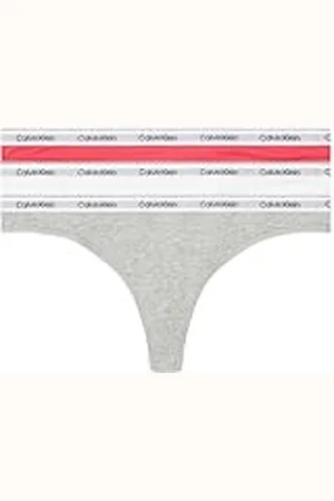 Calvin Klein Pack de 3 Braguitas Tipo Tanga para Mujer Modern Logo, , 3XL