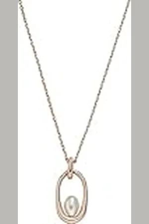 Skagen Collar de Mujer, Agnethe Pearl Collar con Colgante