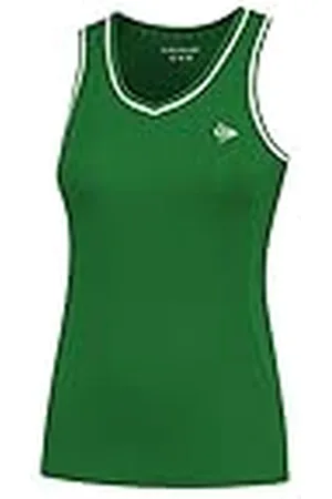 Dunlop Club Tank Top, Camiseta Deportiva de Tenis para Mujer, Verde