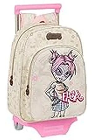 Safta Mochila Infantil de Catrinas Kelly, Elsa y Mariko con Carro 705, 260x110x340mm, , M (M020D)