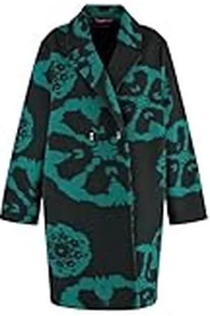 Samoon 531502-25523-1102 Suéter cárdigan, Estampado en Negro, 46 para Mujer