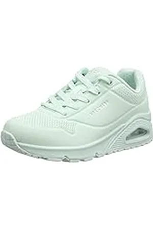 Skechers UNO FROSTY KICKS, Zapatillas para Mujer, Mint Durabuck/Textile Trim, 39 EU