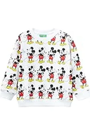 Benetton Camiseta G/C M/L 3e4zg10c8 Sudadera, , 18 Meses Unisex-Niños y niños