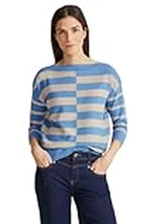 Street one Ltd Qr Striped U-Boat Sweater Sudadera, Women