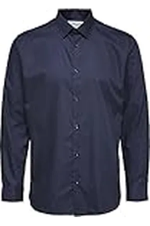 SELECTED Slhslimethan Shirt LS Classic B Noos Camisa, , XXL para Hombre