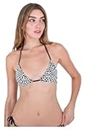 Hurley Daisy Fields Slide Tri Top Parte Superior de Bikini, , S para Mujer