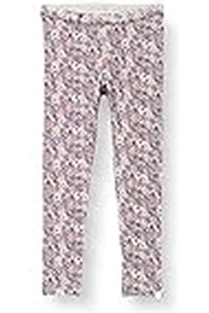 IKKS JUNIOR Legging réversible Motif Fleurs feuilles Couleur Parme et XU24020.11 Leggings, , 3 mois para Bebés