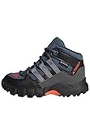 adidas Terrex Mid Gore-Tex Hiking Shoes, Zapatos de Senderismo Unisex bebé, Wonder Steel/Grey/Impact Orange, 23 EU