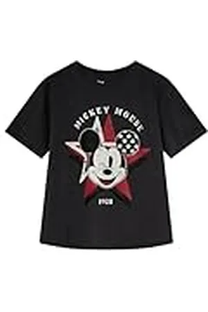 Springfield Licencia Micket Camiseta Mickey Mouse USA, , XS para Mujer