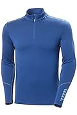Helly Hansen Lifa Merino Midweight 1/2 Zip, Camisa Hombre, (Blue), XXL