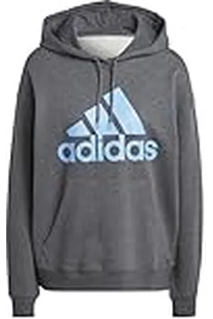 adidas Mujer Essentials Big Logo Oversized French Terry Hoodie, , S