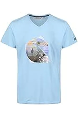 Regatta Calton Coolweave - Camiseta con Cuello en V para Hombre
