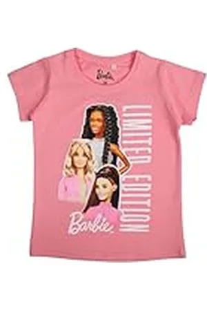 Disney Camiseta de Manga Corta niña Barbie T-Shirt, , 4 años Unisex Kids