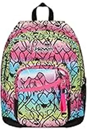 7 for all Mankind Mochila doble compartimento New Fit, JumpLove, , bolsillo porta botella, Maxi capacidad, respaldo preformado, mochila escolar y viaje, niños y adolescentes, , Talla única, Escolar