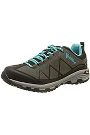 BRUTTING Kansas, Zapatillas para Correr de Diferentes Deportes Mujer, Gris, Negro y Turquesa, 37 EU