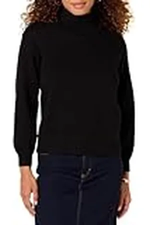 Amazon Jersey con Cuello Chimenea de algodón (Disponible en Tallas Grandes) Mujer, , XS