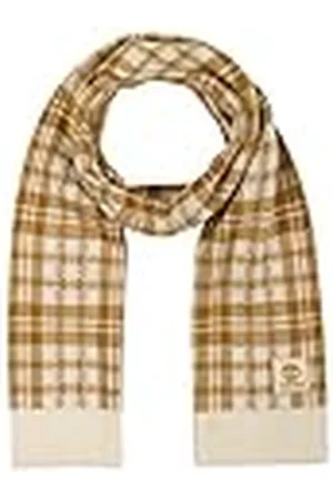 Timberland Plaid Scarf Bufanda, Trigo, Talla única Mujeres