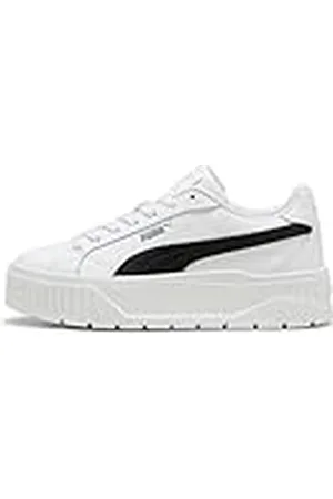 PUMA Karmen II L, Zapatillas Mujer, White Black Silver, 38.5 EU