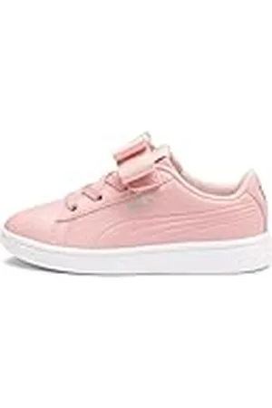 PUMA Vikky V2 Ribbon SL AC PS, Zapatillas Niñas, Rosa (Bridal Rose Silver White 03), 35 EU