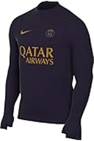 Nike Camiseta para Hombre PSG Mnk SF WW Strk EL Drl TP, Azul Negro, Azul Oscuro/Dorado, DX2849-499, L