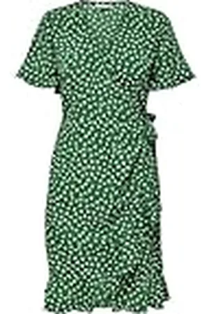 ONLY Onlolivia S/S Wrap Dress Wvn Noos Vestido, , 42 para Mujer