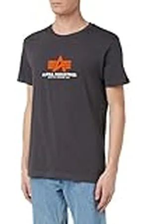 Alpha Industries Camiseta de Caucho Basic T para Hombre, , XL