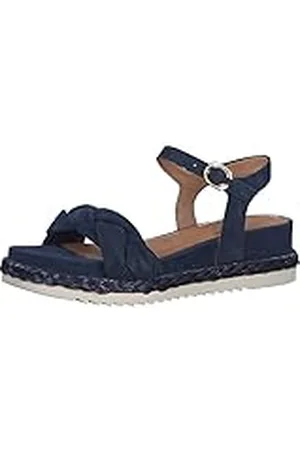 Tamaris Mujer Sandalias, señora Sandalias,TOUCHit,Zapatos de Verano,Sandalias de Verano,cómodas,Planas,Ocean,37 EU