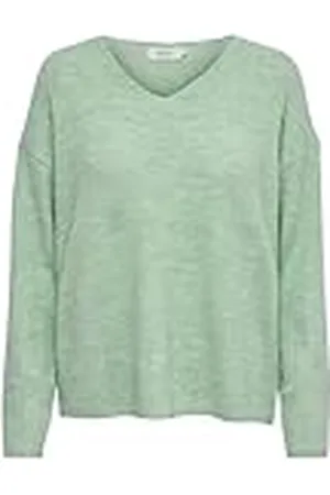 ONLY ONLCAMILLA V-Neck L/S Pullover KNT Noos Suter Pulver, Éter, M para Mujer