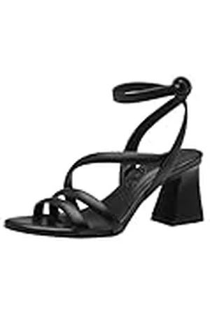 Tamaris Mujer 1-28377-42, Sandalia con talón, Black, 38 EU