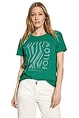 CECIL B321781 Camiseta con Estampado Frontal, , S Mujeres