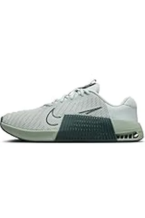 Nike Metcon 9 Women s Workout, Sneaker Mujer, Light Silver/Vintage Green-Jade Horizon, 40.5 EU