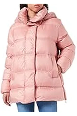 Geox W Tahina Capa de Pluma, Rosa Antigua, 44 para Mujer