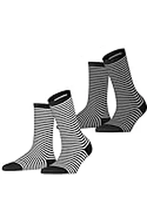 ESPRIT Fine Line Multipack W So algodón estampados 2 pares, Calcetines Mujer, , 35-38