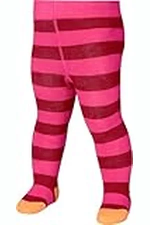 Playshoes Thermostrumpfhose Blockringel, medias Niños, Multicolor (Pink), 86 (Talla del fabricante: 86/92)