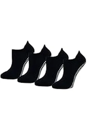 Amazon Calcetines Tobilleros con Agarre ATLÉTICO Mujer, 4 Pares, , 38.5-43