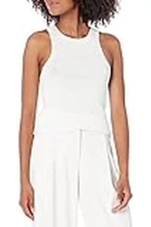 THE DROP Damen Top Entallado Sin Mangas de Punto Con Corte de Estilo Nadadora, Por @Lucyswhims, , 5XL Grande