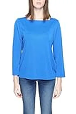 Street one Camiseta de Aspecto de Seda con Cuello Cuadrado, Women