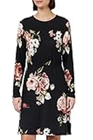 ONLY Onlelcos Emma L/S Elástico Dress Jrs Vestido, , S para Mujer