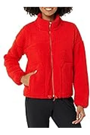 Amazon Chaqueta de Forro Polar, Sherpa y Cremallera Completa Mujer, , L
