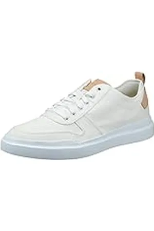 Cole Haan GP RLY Canvs CRT SNK:Ivory/CH Natural, Zapatillas Hombre, White, 45 EU