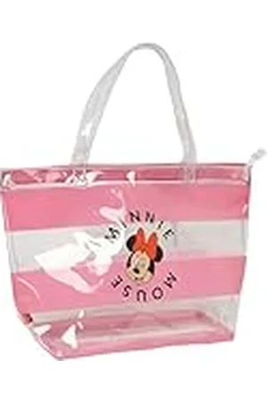 Safta MINNIE MOUSE BEACH - Bolso Shopping, Bolso de Mujer, Shopping Bag, Cómodo y Versátil, Calidad y Resistencia, 54x17x35 cm, Color